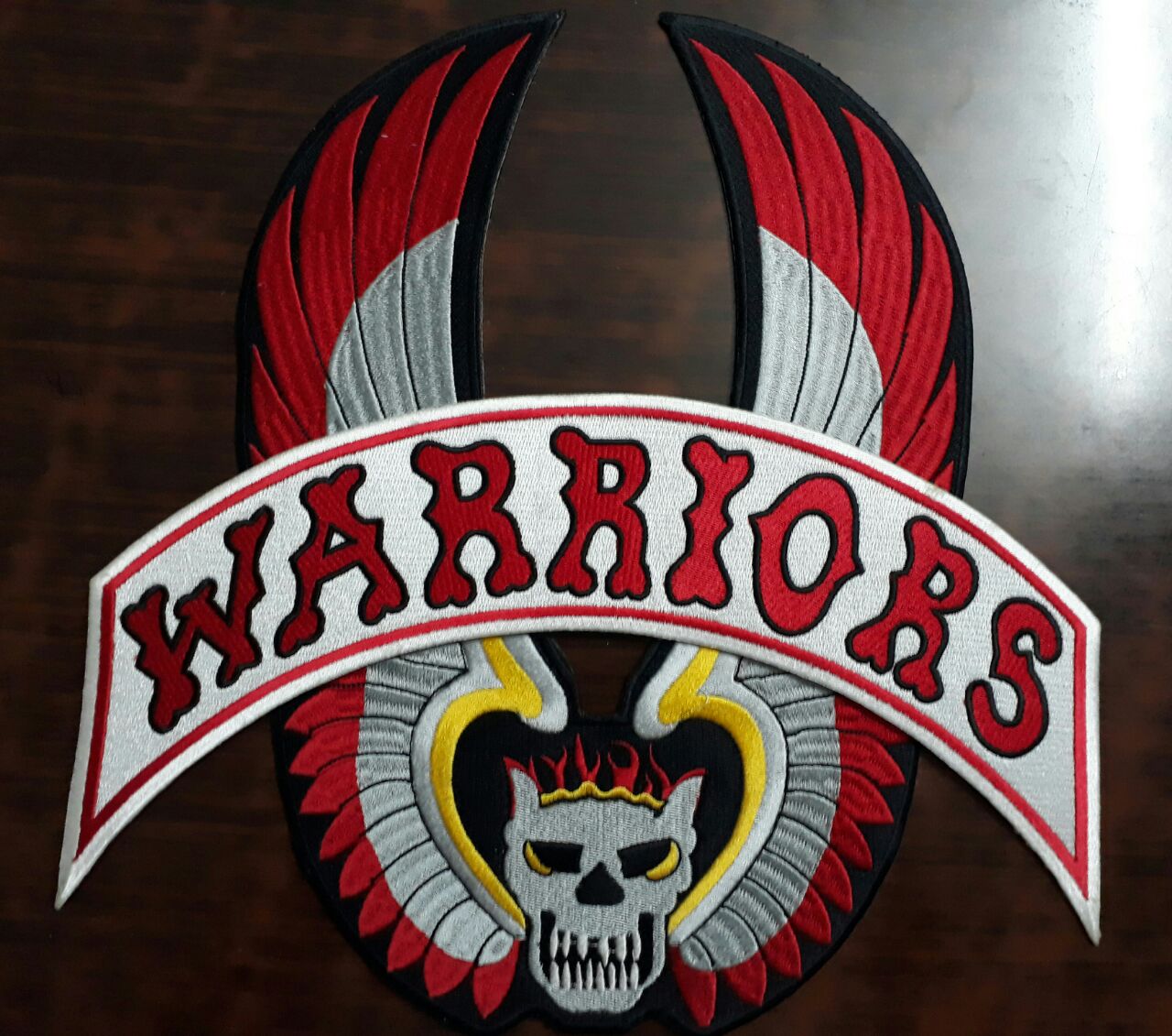 The Warriors Vest Embroidery Patches Set